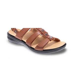 NEW REVERE women's toledo sandals in cognac
